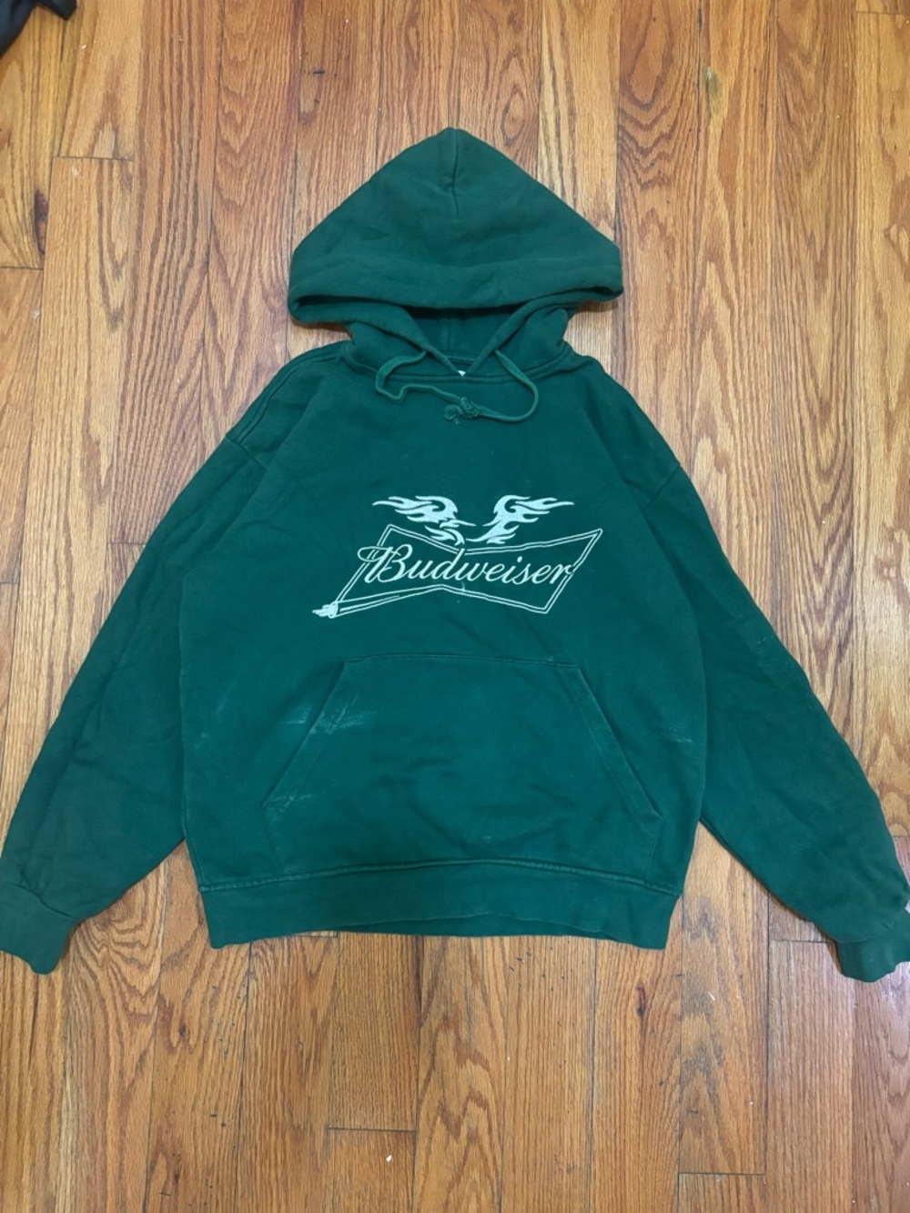 PacSun Green Budweiser Pullover Hoodie